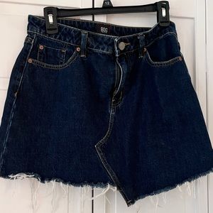 Denim mini skirt